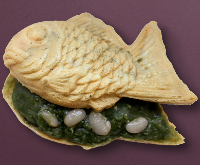 日本第一鯛魚燒（八女茶豆沙）